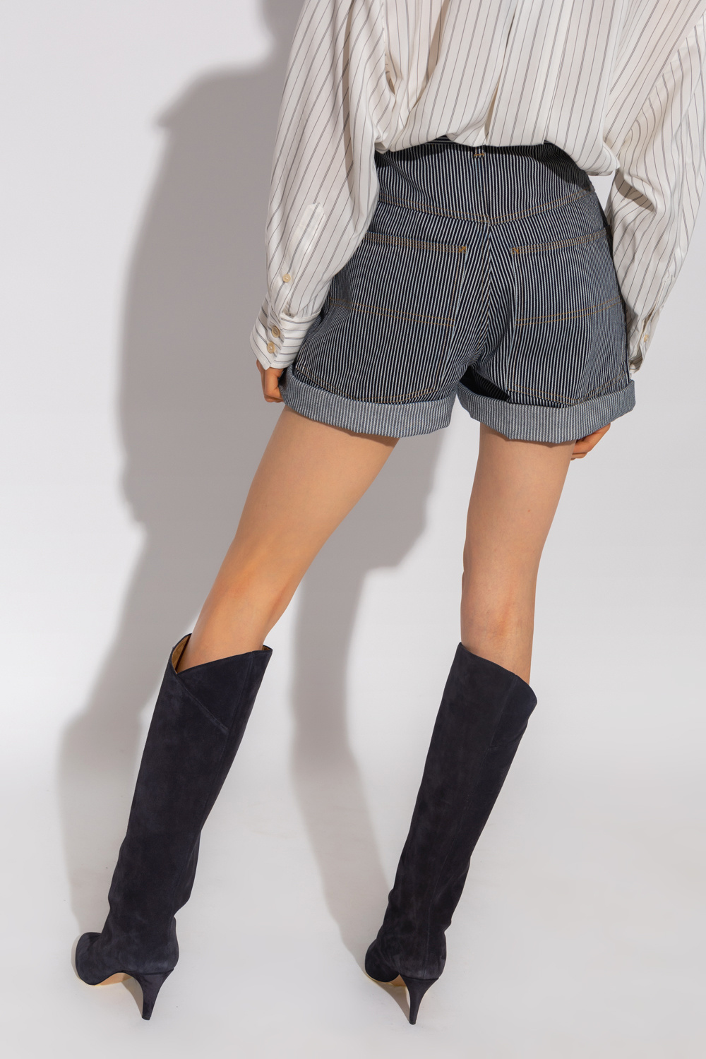 Nadia' shorts Isabel Marant - Bershka racer back ribbed mini
